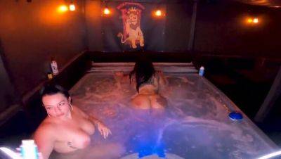 Three-Way Fun in the Hot Tub with Queen Rogue and Mandi May by WCA Productions - porntry.com