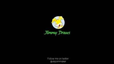 Jimmy Draws - Eva May shower - drtuber.com