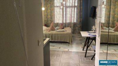Sara Bork - Gets Her Slim Body In Splooge After Drilling - upornia.com