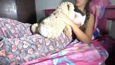 Latin Teen Gets Caught Masturbating with Stuffed Animal by Stepbrother - xxxfiles.com - Argentina