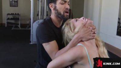 Cherie Deville - In this fantasy roleplay, Cherie, a fitness expert, gets filmed during a workout video shoot. But after letting go of the cameraman due to unprofessionalism, she's bound and fucked on camera. - xxxfiles.com