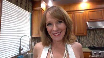 Worships Your Cock As You Play Repair Man In Her Kitchen With Cyndi Sinclair - hotmovs.com