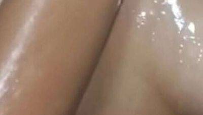 Latina Teen 18: Stunning College Girl Bathing After Anal Play. Genuine Home Video - porntry.com