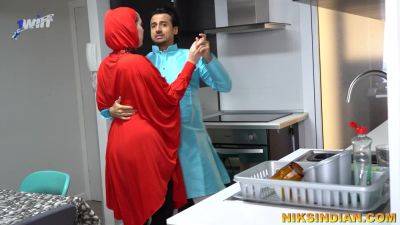 Big Ass Cheating Muslim Wife Getting Fucked By Another Man In front of Her Husband - txxx.com