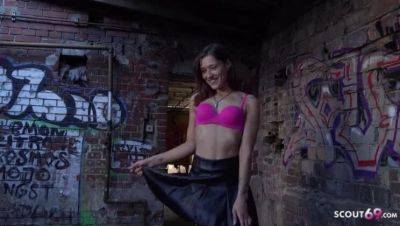 Jason Steel - German Scout: Fitness Model Mina K, with Petite Breasts, Lures You into a Casting Fuck at a Deserted Berlin Spot - veryfreeporn.com - Germany