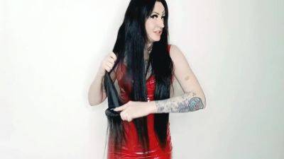 I Know That You Love To Jerk Off To Gorgeous Brunettes. Long Hair Fetish. Dominatrix Nika Combs Her Long Hair Plays With It - hclips.com