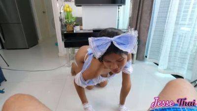 Complete Clip: Asian Maid Performs Ass-to-Mouth Thai Anal Cleaning - xxxfiles.com - Thailand