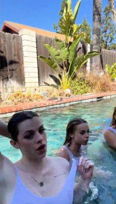 Emma Kotos Pool Livestream Video Leaked - drtuber.com