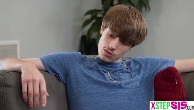 Stepsister Craves Stepbro's Big Cock, Drenches Him in Squirt - porntry.com