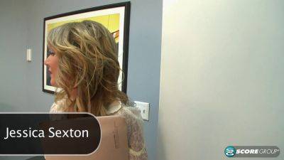 Jessica and Lucas Stone get naughty in the office, but it's not just about sex! - sexu.com