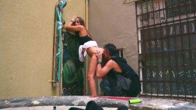 I Had Sex In Barcelona Streets!! - Public 8 Min - Renata Black And Dani Marco - hclips.com