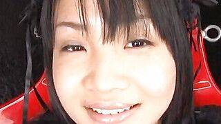 Milf Mom - Hikaru Momose Asian milf in red spreads legs for pussy spreading - ah-me.com - Japan