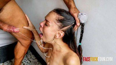 Steven Hard - Yessica Bunny - Latina in Tears During Face Fucking, Swallows Cum - porntry.com