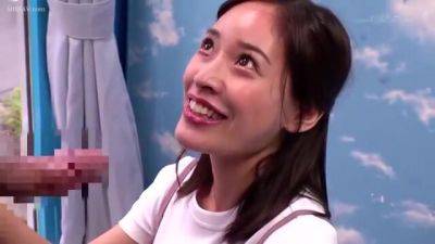 While watching her husband and baby, she touches the penis in front of her and gives a deep throat blowjob - senzuri.tube