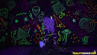 Lena Paul - Blacklight Babe - RealityKings with JMac, Lena Paul - hotmovs.com