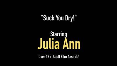 Nut Busting Julia Ann Gets Cum Filled Dick in Pretty Piehole - hotmovs.com