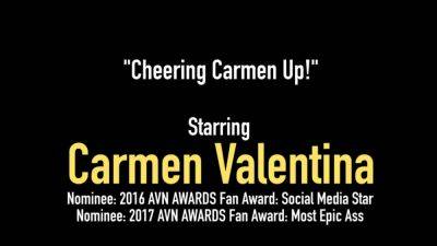 Pussy Lover Carmen Valentina StrapOn Fucked by Amber - hotmovs.com