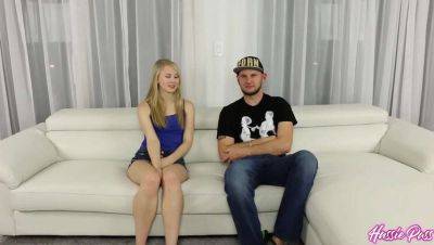 Lily Rader - Brian Omally - Lily Rader's First Time: Blonde Teen Takes Big Cock in Rough Debut with Brian Omally - veryfreeporn.com