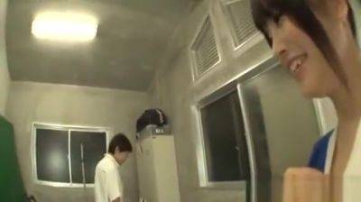 Sexy Babe Widens Wide And Gets Her Hairy Pussy Fingered - hotmovs.com - Japan