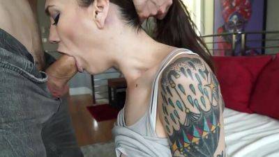 Rocky Emerson - Owen Gray - Owen Gray Fucks Rocky Emerson Rough - Deep Throat & Cum in Mouth - xxxfiles.com