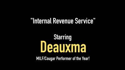 Busty Texas Cougar Deauxma Sucks Big Black Cock for Tax Loan - hotmovs.com