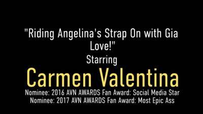Carmen Valentina - Angelina Castro Gia Love and Carmen Valentina in FFF 3Way - hotmovs.com