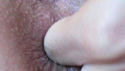 Extreme Close-Up Anal Fingering and Gaping Asshole Play - porntry.com