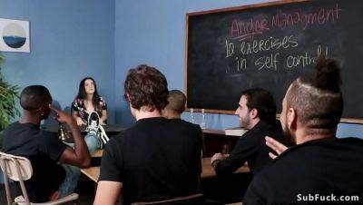 Lyra Lockhart - Lyra Lockhart Dominated in Hardcore Student Professor Anal Orgy - porntry.com