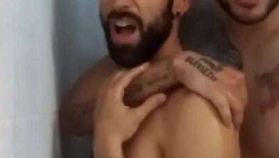 Showering with My Straight Buddy - Big Uncut Cock Action - veryfreeporn.com