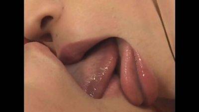 Yui Hatano - Hot Asian Lesbians Yui Hatano & Yui Oba Kissing Closeup Sloppy Action - veryfreeporn.com