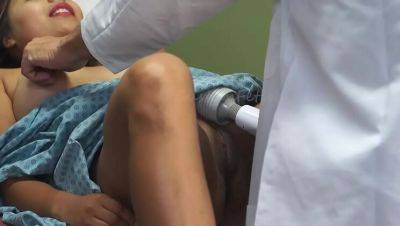 Hot Latina Patient Cums Hard in Doctor's Office - Close-Up Squirting Orgasm - xxxfiles.com