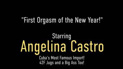 Large Tits Latina Angelina Castro Fucks a Big Dildo Outside - hotmovs.com