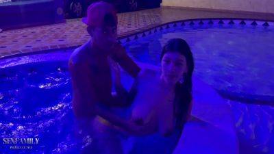 Hindi Sex - I Fuck My Horny Stepsister In A Jacuzzi Alone - hclips.com - Venezuela