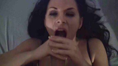 German Brunette Blows - hclips.com - Germany