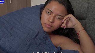 Nymph - Innocent youthful damsel is rough plumbed by her step-sister, making her greatest XXX! - ah-me.com