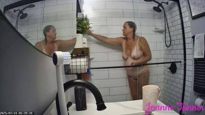 Found Hidden Cam Footage of My Mom Mrs. Joanne Tanner the Real Public Schoolteacher in the Shower on my Dad's Computer 8 - hclips.com