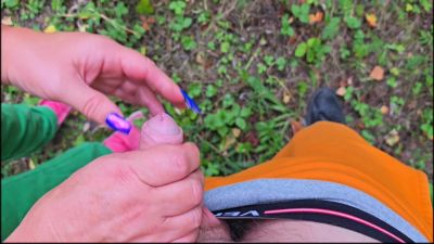 The Stepmother Holds Her Stepsons Cock While He Pees On Her Hand - desi-porntube.com
