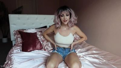 SavvyStar Worships Huge Cock - Teen Big Natural Tits POV Dildo Play - porntry.com - Britain