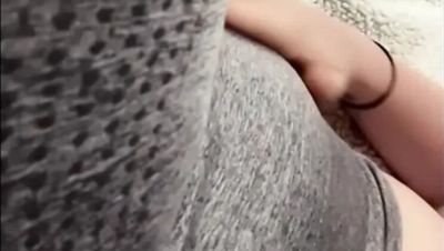 Pepper's Full Bladder Desperation Leads to Squirting Orgasm in Tight Leggings - xxxfiles.com - Britain