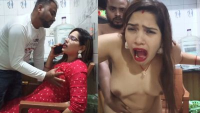 Sona Bhabhi Odia Village Girl Tight Pussy Fucking in Kitchen - Big Natural Tits Blowjob & Cumshot - porntry.com - India