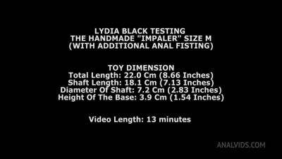 Desi India - Lydia Black Testing The Handmade Impaler Size M (With Additional Anal Fisting) Twt225 - hotmovs.com - India