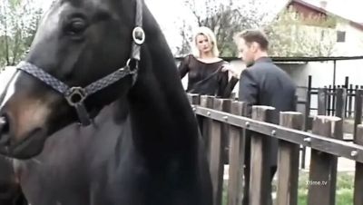 Rocco Siffredi - David Perry - Blonde Gets Double Penetration by Two Big Cocks Outdoor - xxxfiles.com - Britain