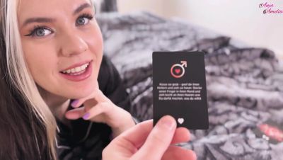Anja Amelia - German Teen Anja Amelia Kinky Game Surprise Creampie Ending - porntry.com - Germany