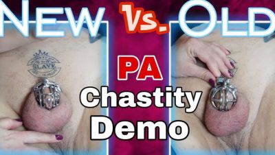 Rae Lil - Rae Lil Black - Amateur Femdom Pegging: New Chastity Cage Demo For Beginner Slave - porntry.com - Britain