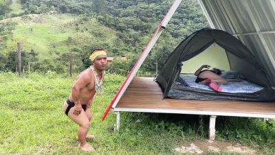 Indian teen Julianaburning gets horny seeing MILF Chiky's ass in forest, fucks her hard outdoor - xxxfiles.com - India - Spain