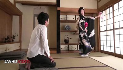 Reiko Kobayakawa - Hot Japanese Kimono Babe Reiko Kobayakawa Intense Blowjob Wild Asian Sex - xxxfiles.com - Japan