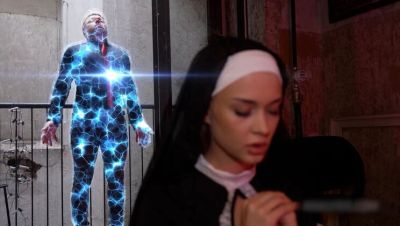 Nikolas - Young Nun Halloween Fuck with Incubus - Rough Anal, Big Tits, Hardcore Sex - xxxfiles.com - Russia
