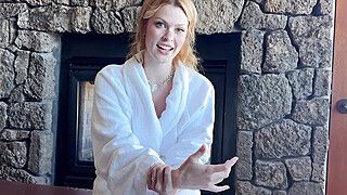 Elly Clutch - Slutty redhead bridesmaid gets locked out of hotel room before wedding - ah-me.com