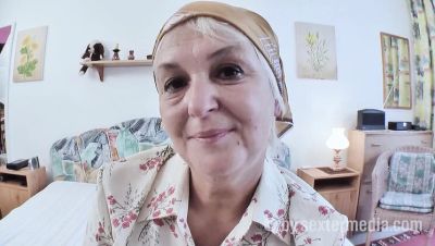 Hairy Granny Eva's Juicy Pussy Gets Horny Solo Masturbation - porntry.com - Germany