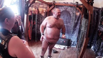 BBW British Domina Satana & Lanista Bear Punish Slaves - BDSM Dungeon Spanking & Femdom Training Part 4 - xxxfiles.com - Britain